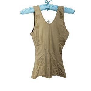 Maidenform Sweet Nothings Women's Size Large Beige Tan Camisole Tank Top Shapewe